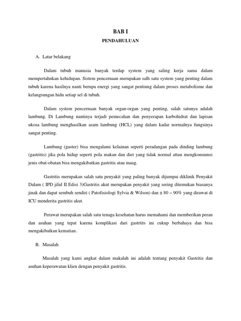 Askep Gastritis | PDF