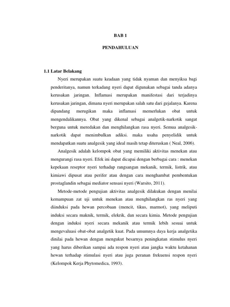 5.obat Analgesik Pada Mencit | PDF