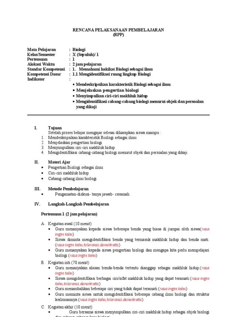 Pelajaran Biologi Kelas X Semester 2 - Cara Mengajarku
