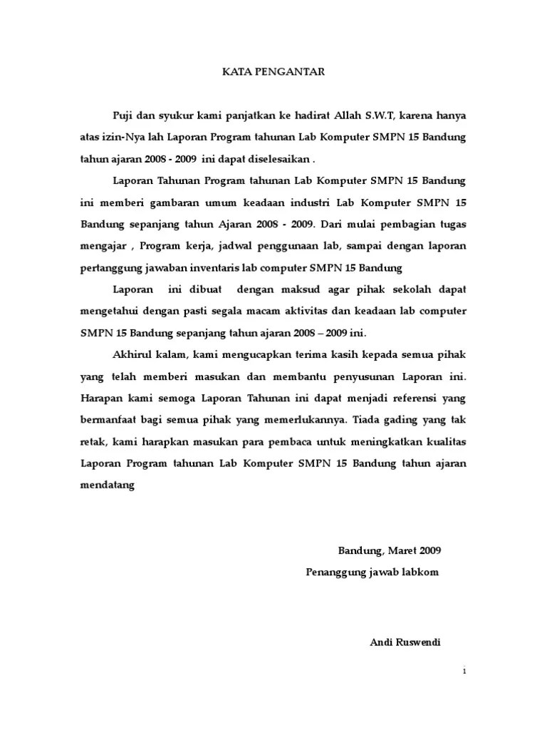 Contoh Laporan Kegiatan Pelatihan Pramuka, Lomba Sekolah, Dll