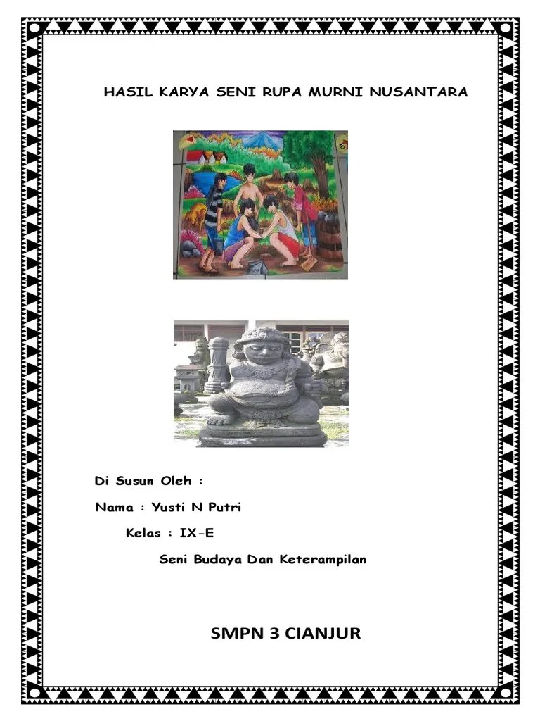Hasil Karya Seni Rupa Murni Nusantara | PDF