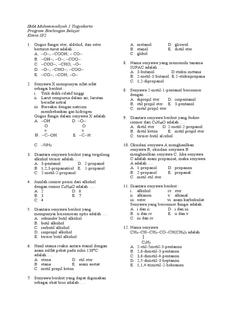 Kimia - Senyawa Karbon | PDF