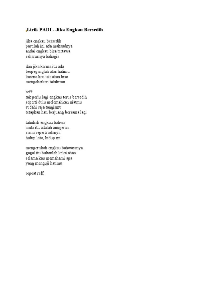 Lirik Padi | PDF