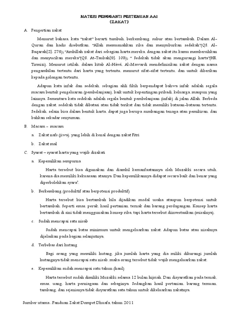 Sebutkan Harta Apa Saja Yang Wajib Dizakati - Sebutkan Mendetail