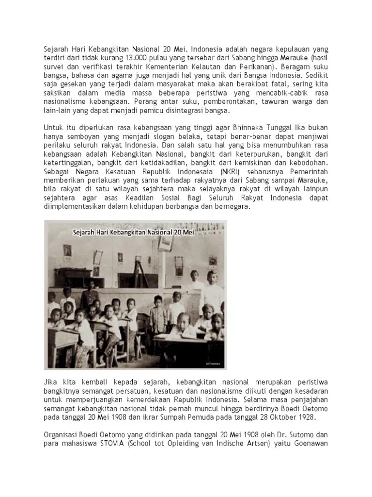 Sejarah Kebangkitan Nasional | PDF