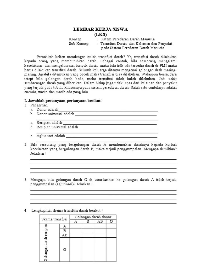 Jelaskan Pengertian Donor Universal Dan Resipien Universal – Belajar