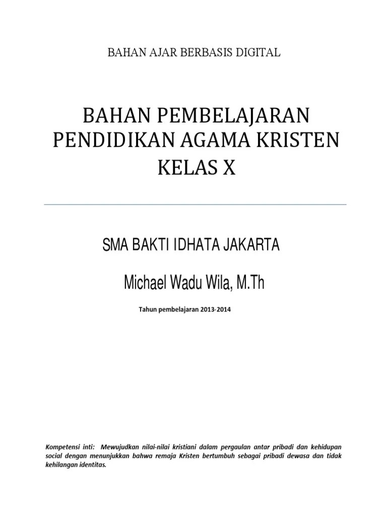 Materi Pak Kelas X Pak - Sma | PDF