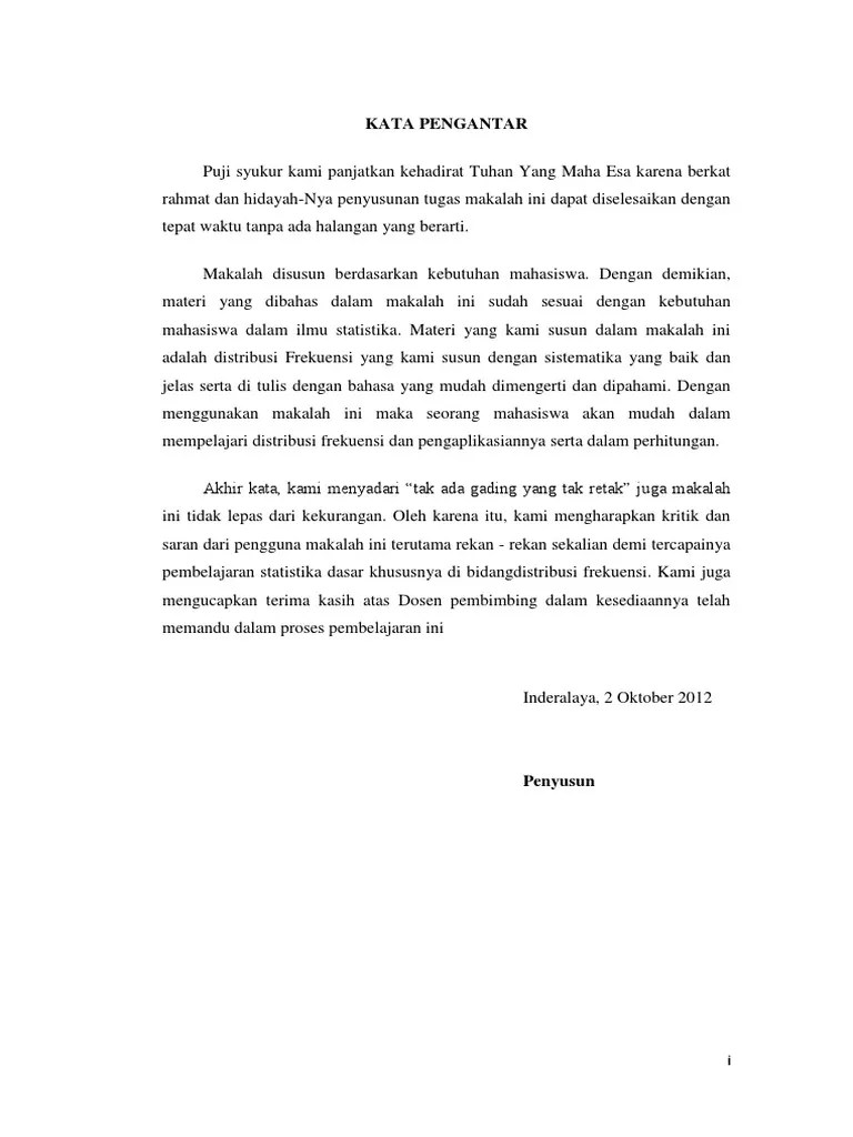 Makalah Distribusi Frekuensi Dan Jenis Grafik
