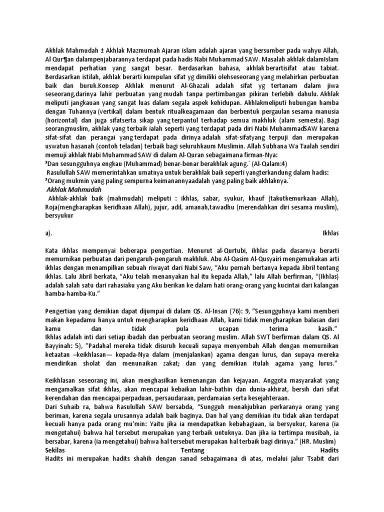 Lawan Kata Dari Sikap Rendah Hati Yaitu A Qanaah B Sama C Bakhil D Sombong  | Cahunit.com