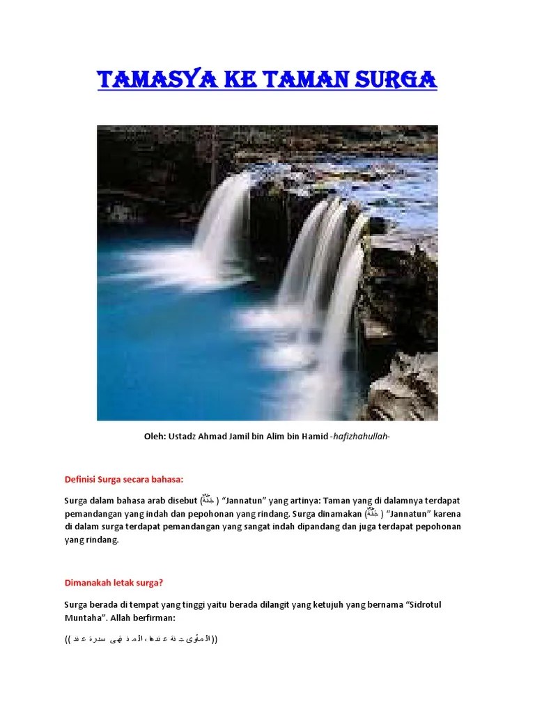 Tamasya Ke Taman Surga | PDF