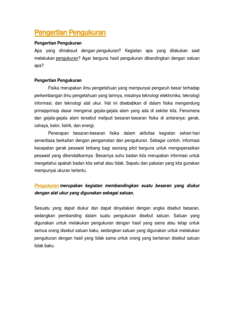 Sesuatu Yang Digunakan Sebagai Pembanding Dalam Suatu Pengukuran Disebut –  Beinyu.com