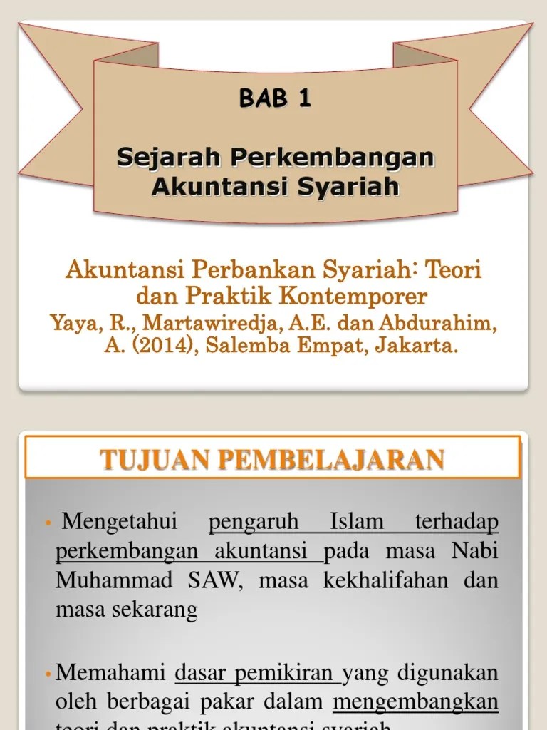 Sejarah Perkembangan Akuntansi Syariah | PDF