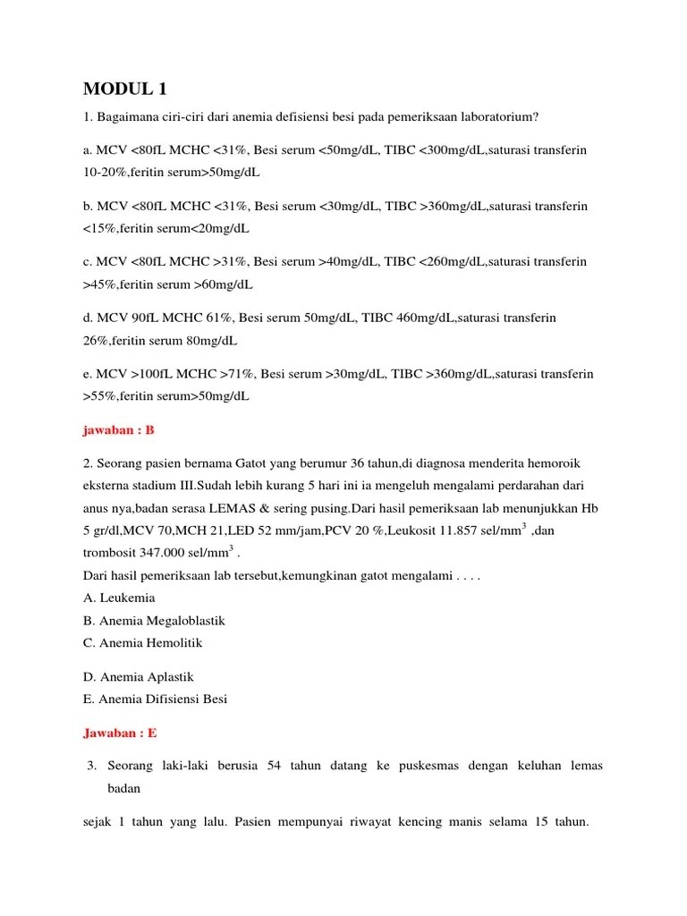 Kumpulan Soal Kelompok 2 Blok 11 | PDF