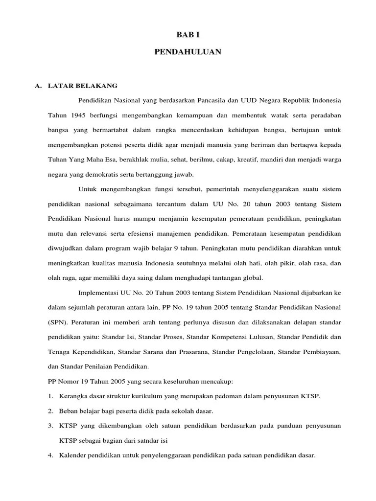SDN 46 Parepare - KTSP Lengkap | PDF