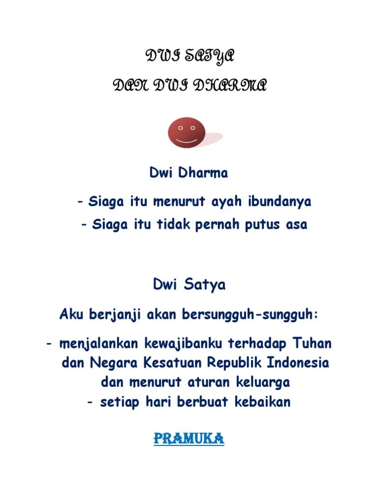 Dwi Darma Adalah - Blog Materi Pramuka