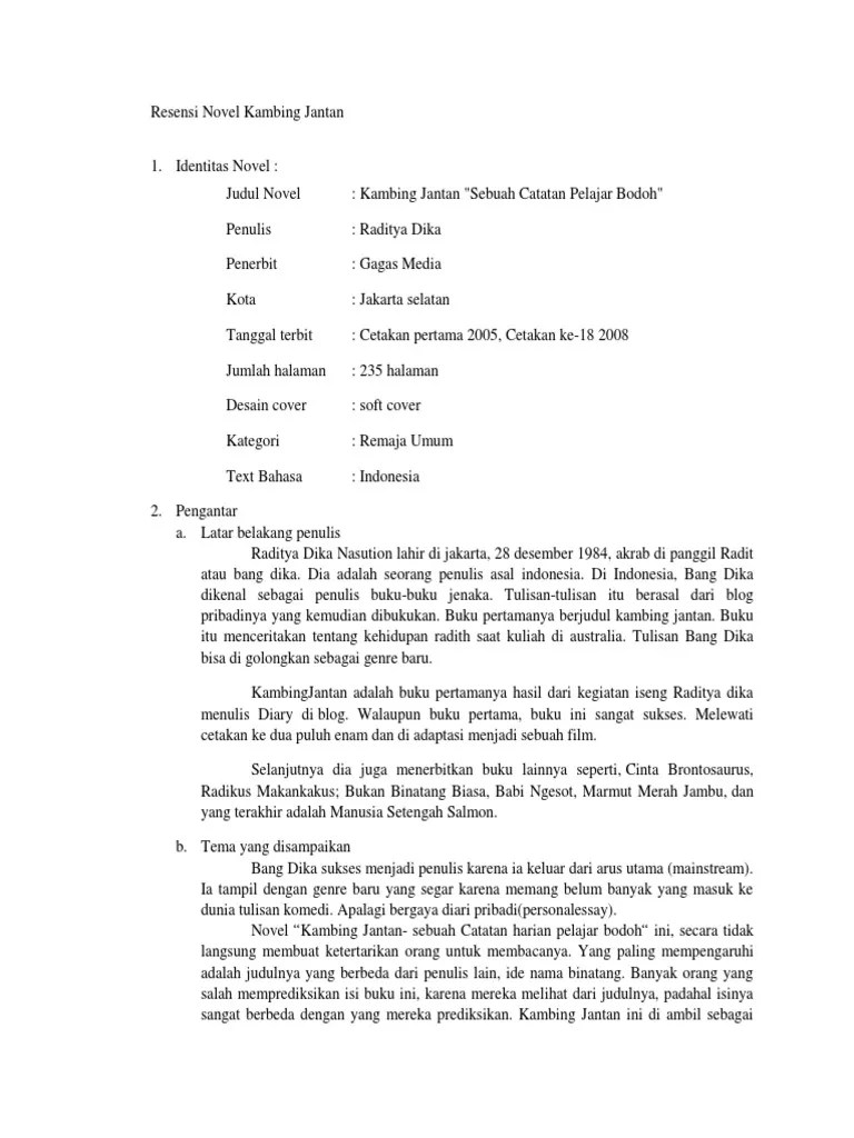 Contoh Latar Belakang Resensi – Lakaran
