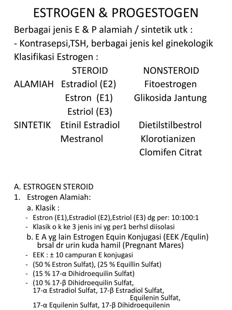 Estrogen &amp; Progesteron | PDF
