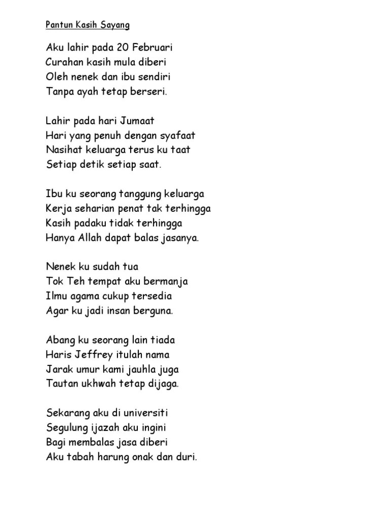 Pantun Untuk Ibu Bapa