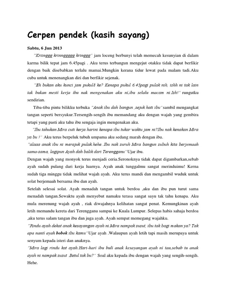 Kumpulan Cerita Lucu: Cerpen Tema Hari Ibu