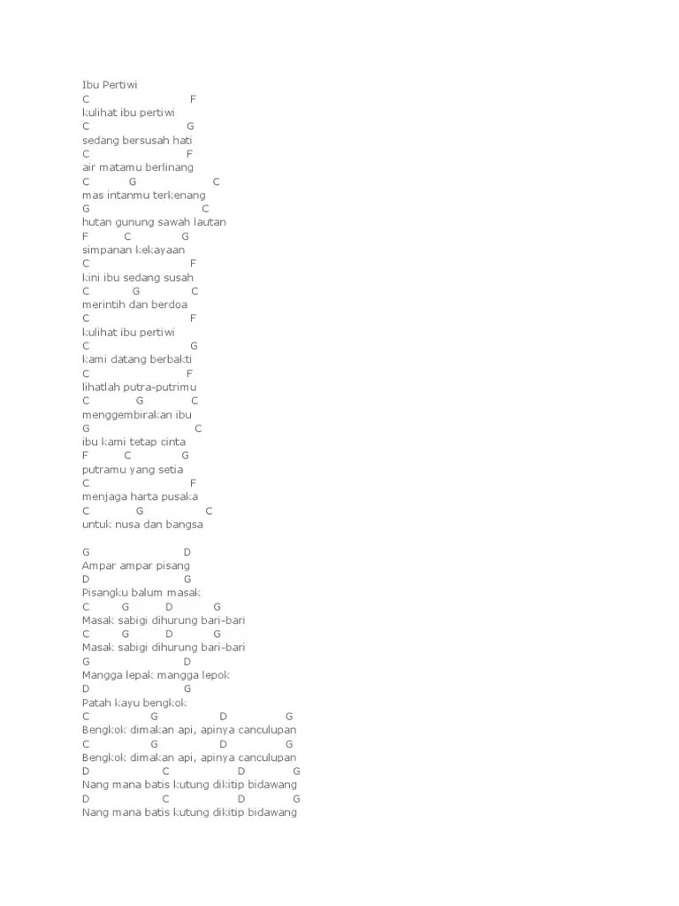 Lagu Not Nasional | PDF