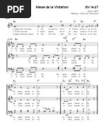 Messe de La Visitation, IEV 14-27, 4-Sanctus-Anamnèse, Sib | PDF