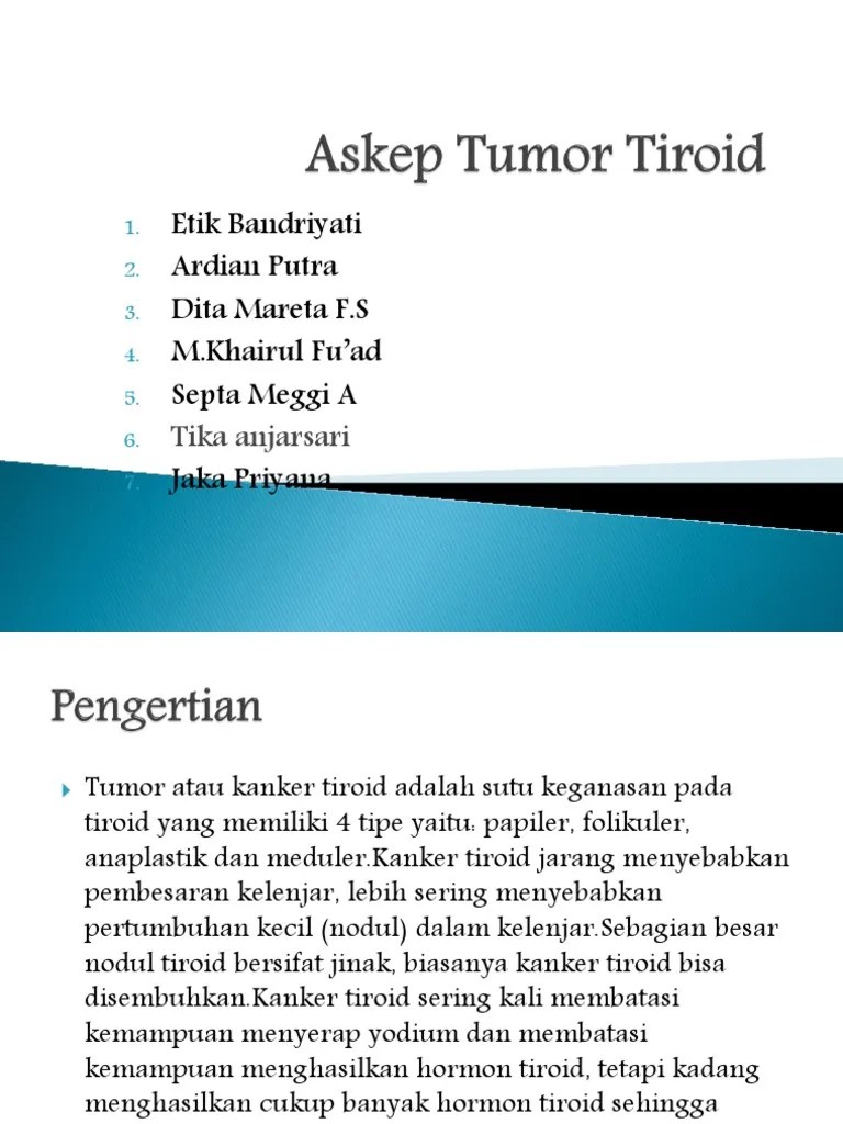 Askep Tumor Tiroid | PDF