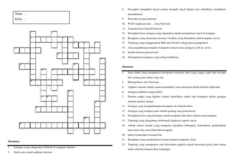 Soal Tts Pelajaran TIK | PDF