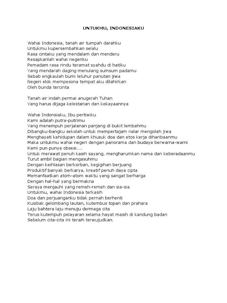 Kumpulan Puisi Cinta Tanah Air | PDF