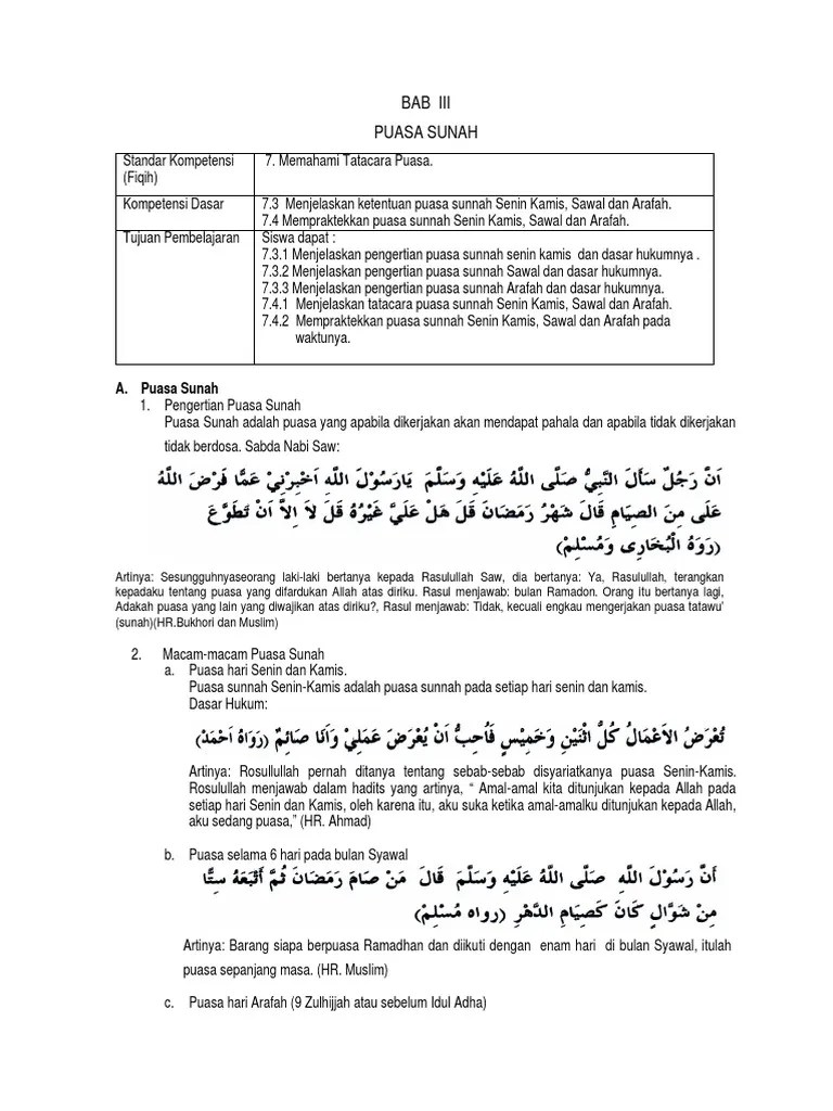 Puasa Sunnah Oke | PDF