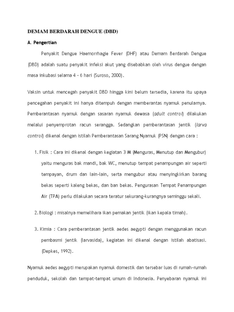Demam Berdarah Dengue | PDF