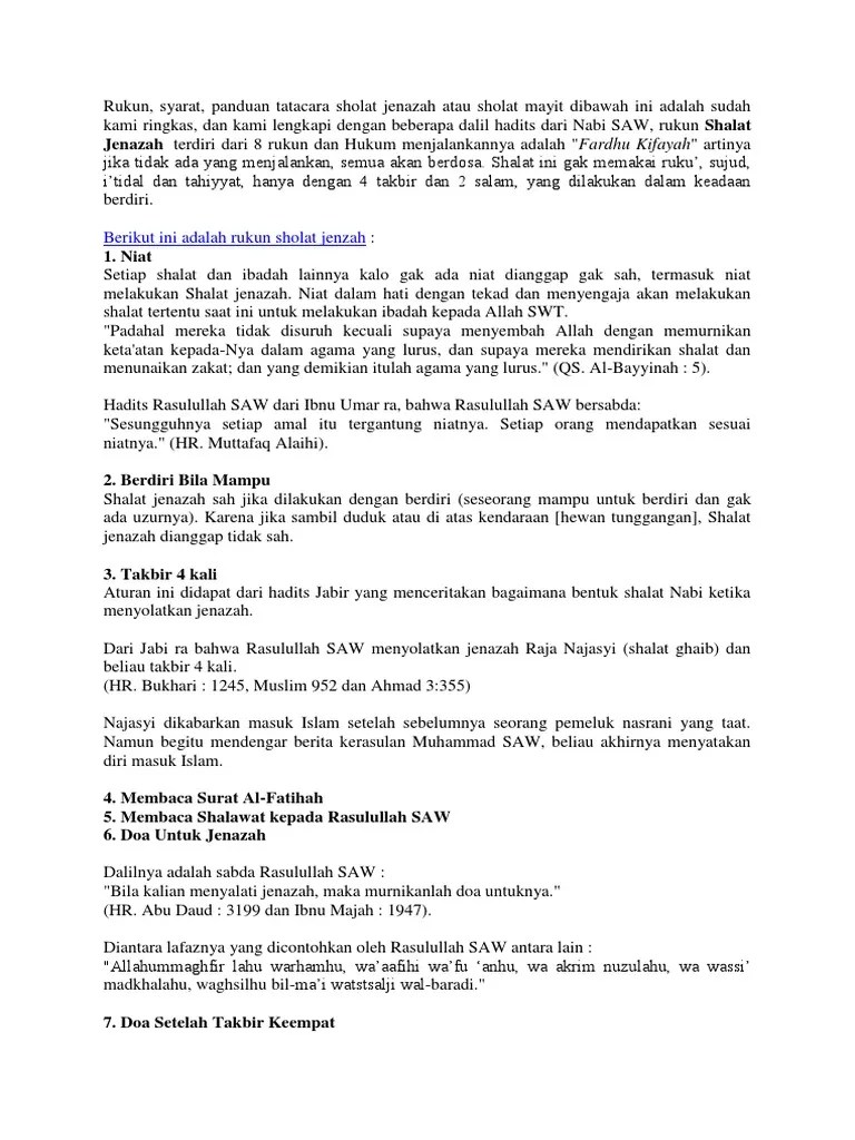 Sholat Jenazah