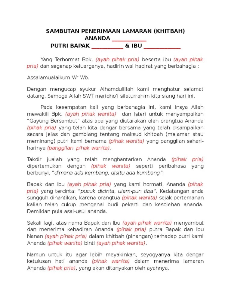 Contoh Kata Sambutan Bahasa Sunda