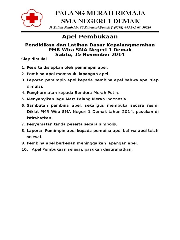 Apel Pembukaan-Penutupan &amp; Tata Tertib | PDF