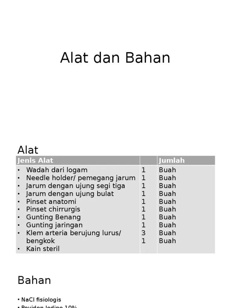 TMK - Kasus 4 - Persiapan, Alat, Dan Bahan Hecting | PDF