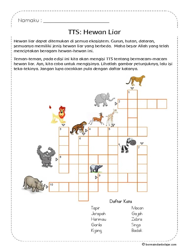 Tts Hewan Liar | PDF