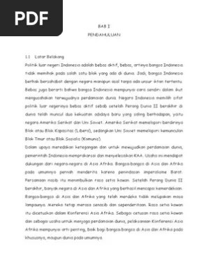 Konferensi Asia Afrika | PDF