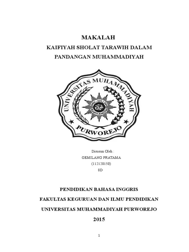 Kaifiyah Sholat Tarawih | PDF