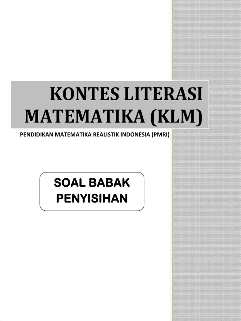 Kumpulan Soal Pisa Matematika Dan Jawabannya