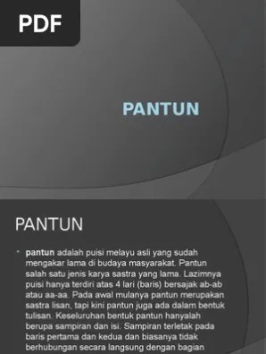 Pantun | PDF