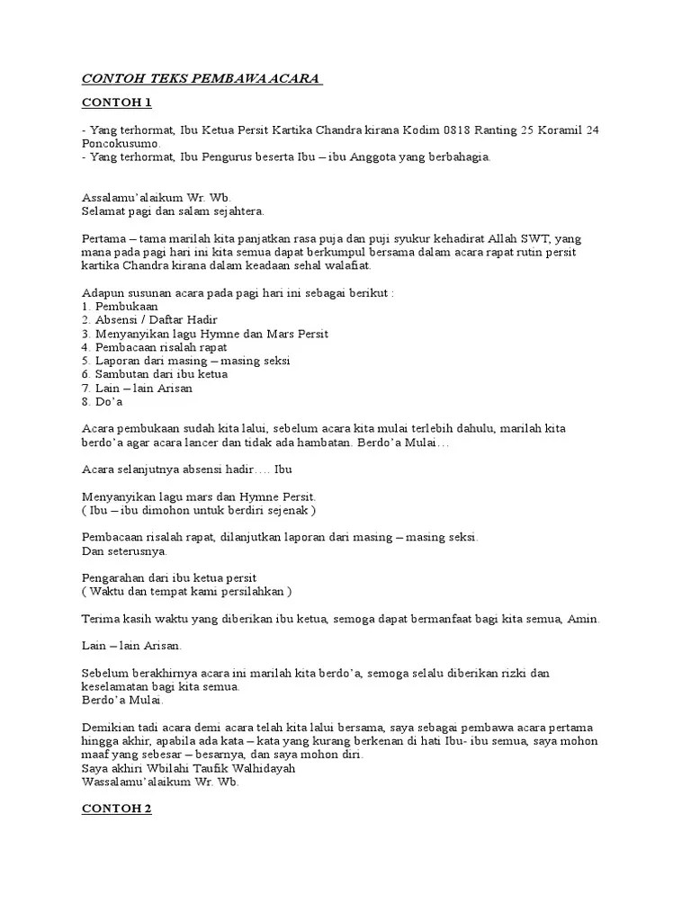 Mc Rapat Sekolah - Revisi Id