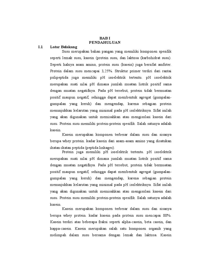 Isolasi Kasein | PDF