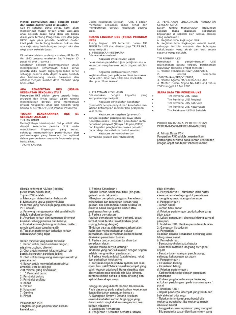Jelaskan Pengertian P3k Dan Tujuannya