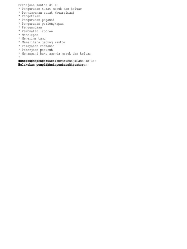 Rancangan Aktualisasi Tata Usaha | PDF