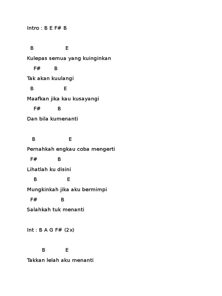 Chord Gitar Yang Terdalam | PDF