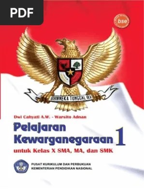 Pelajaran Kewarnegaraan 1 Kelas 10 Dwi Cahyati AW Dan Warsito Adnan 2011 |  PDF