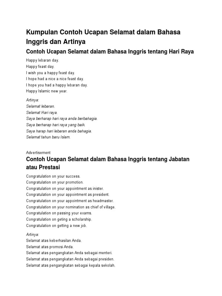 Percakapan Bahasa Inggris Tentang Congratulation – Kami