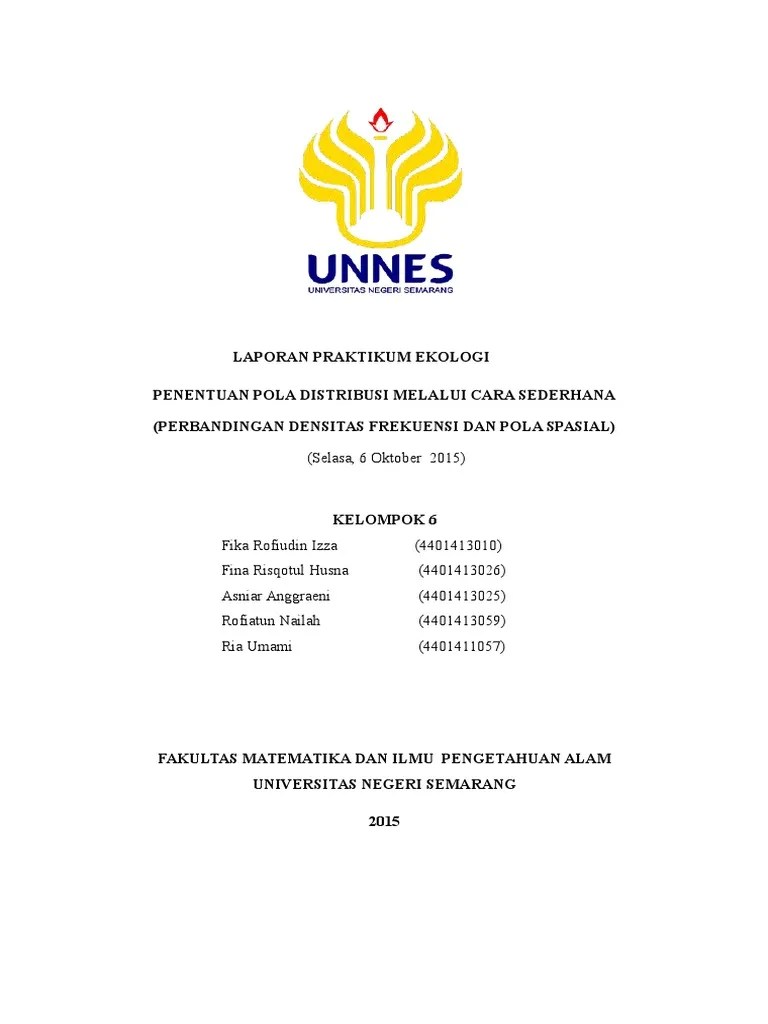 Ekologi Pola Distribusi | PDF