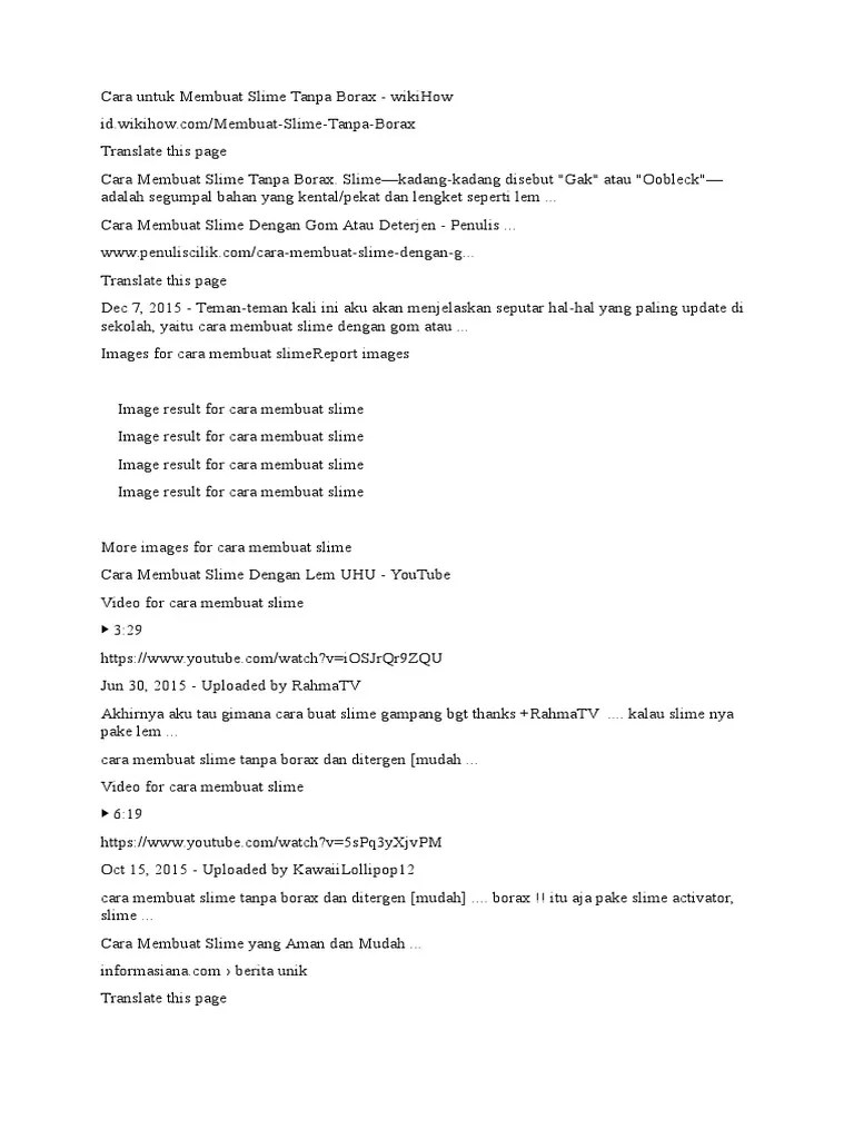 Cara untuk Membuat Slime Tanpa Borax - wikiHow