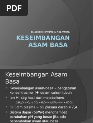 Keseimbangan Asam Basa PPT New | PDF