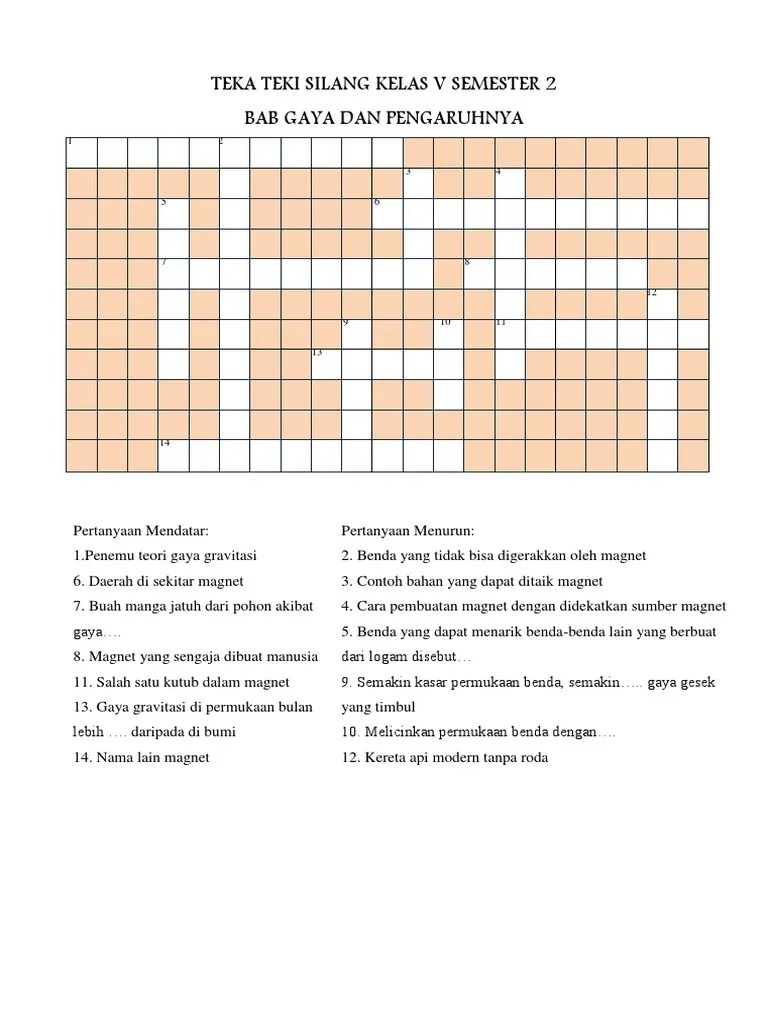 Soal Tts Ipa Kelas 5 – Beinyu.com